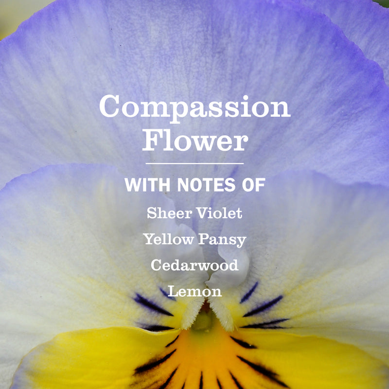 mrs meyers scented dryer sheets compassion flower back label